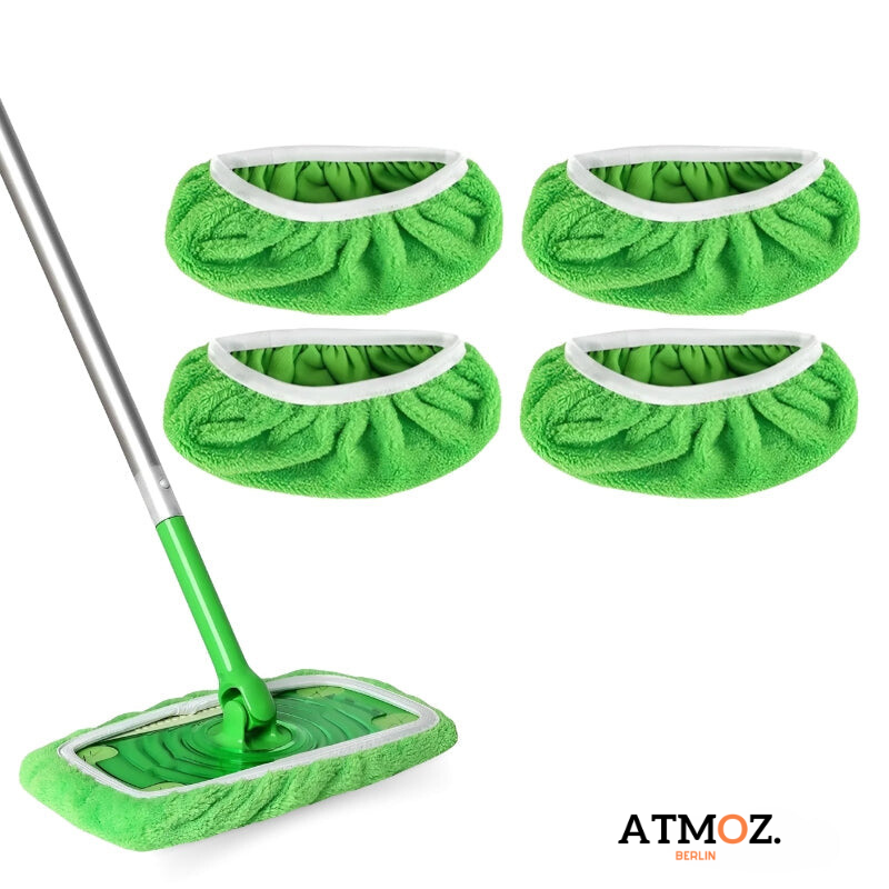 Swiffy™ | Wiederverwendbare Mopps für Swiffer Sweeper | 2+2 Gratis